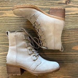 Women’s Sorel Heeled Lace Up Booties